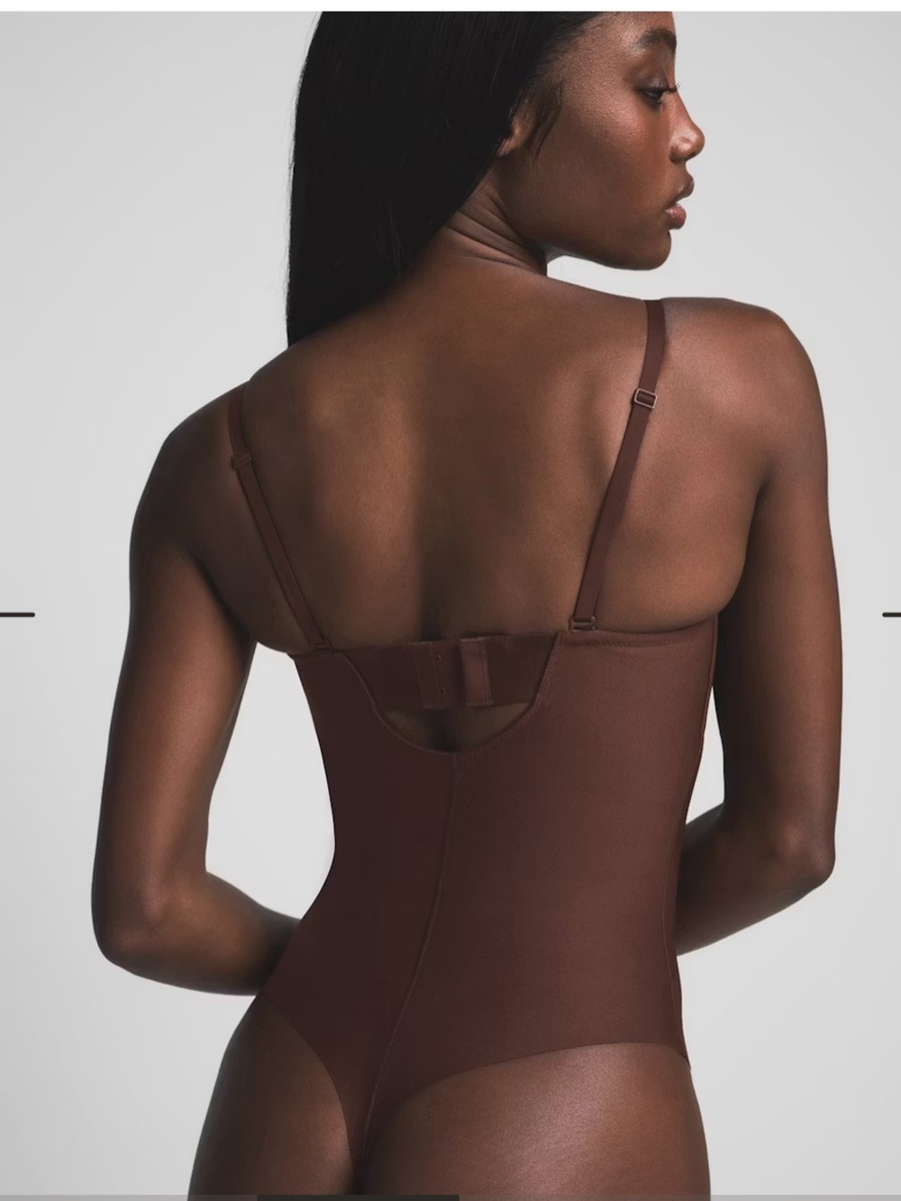 SKIMS BODY UNDERWIRE THONG BODYSUIT - Picture 3 of 14